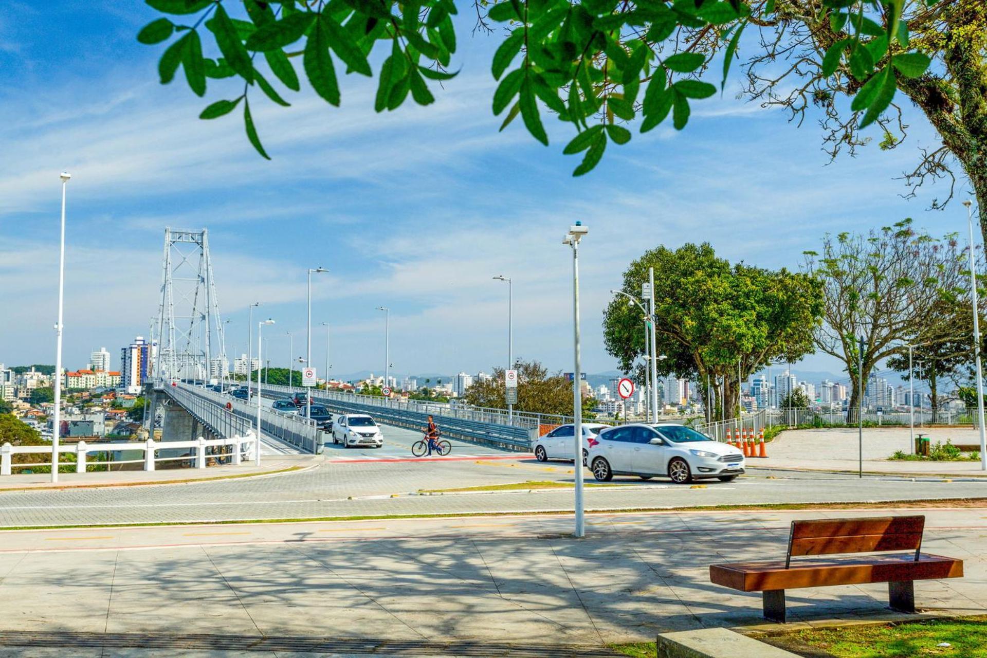 Apto confortável e bem localizado no Centro de Floripa P1254 Florianópolis Exterior foto